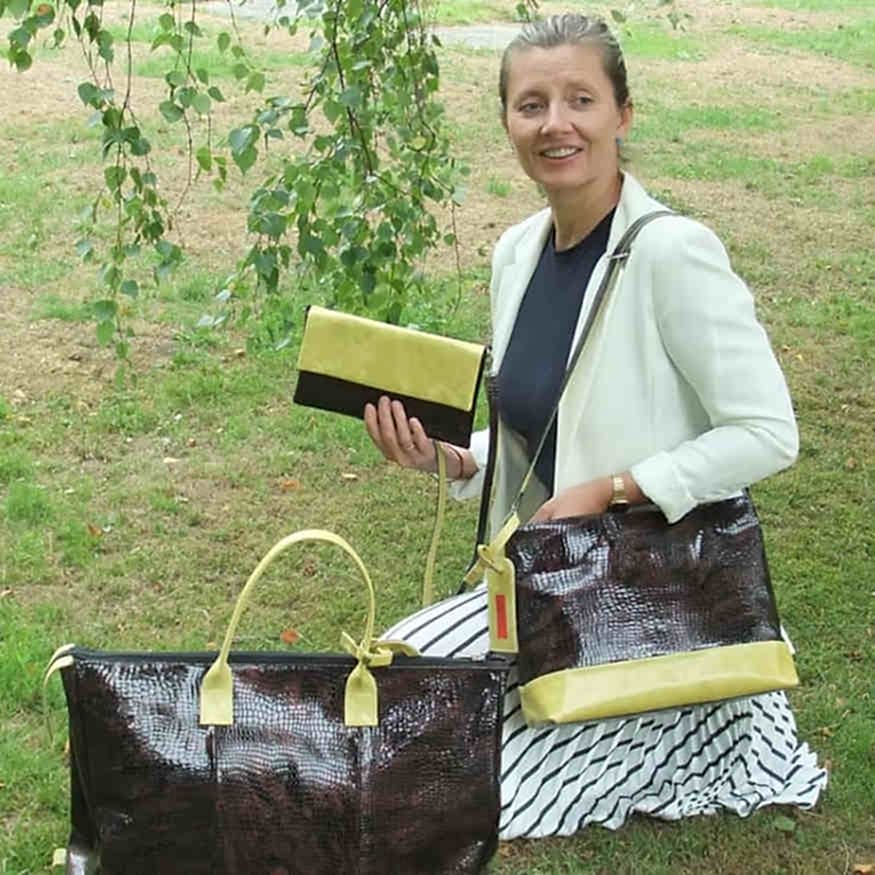 Hand-Made Bags with Matching Colours by Loni Hand-Made Bags with Matching Colours by Loni