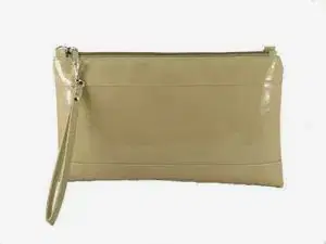 Divine Faux Patent Clutch / Shoulder / Crossbody / Wristlet Bag Size Large