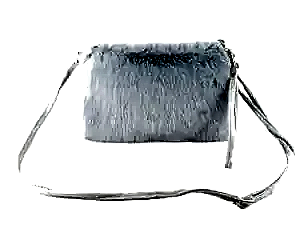 LONI Dainty Faux Fur Clutch Shoulder Crossbody Bag