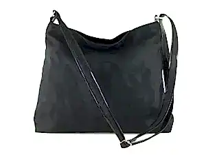 LONI Feral Shoulder Cross-body Hobo Bag in Faux Suede