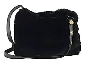 LONI Womens Faux Fur Crossbody Shoulder Bag Handbag