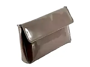 LONI Wonder Clutch / Shoulder / Crossbody Bag in Faux Patent