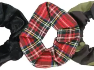 3 Pack Hair Scrunchies - Scrunchy Elastic Hair Bands