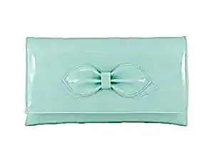 LONI Gorgeous Patent Clutch Shoulder Bow Bag
